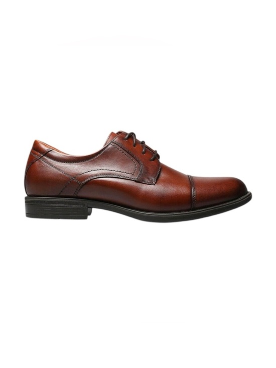 Mens Florsheim Midtown Cap Toe Oxford - Cognac Leather